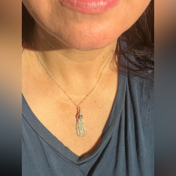 Authentic Links of London Necklace Tassel Chain Balls Bead Ball 18.5” Adjustable - Picture 14 of 16